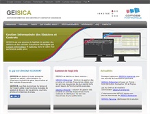 Tablet Screenshot of geisica.be
